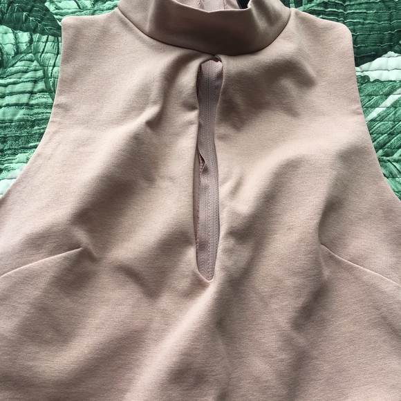 SOLD — Blush Colored Cocktail Dress - Picture 3 of 4